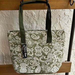 Colony One paisley canvas tote